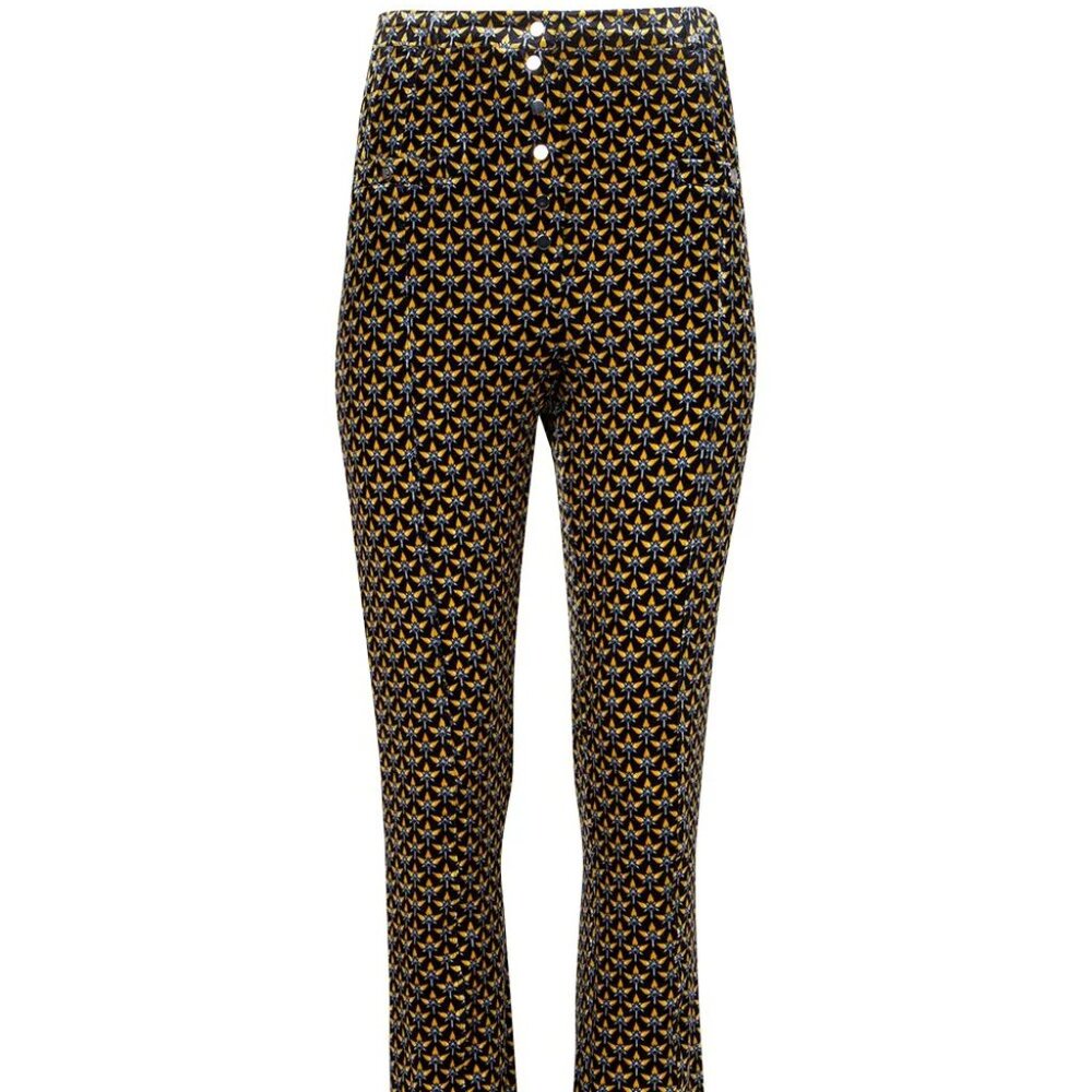 Rabanne Geo Print High Waist Pants Size 36